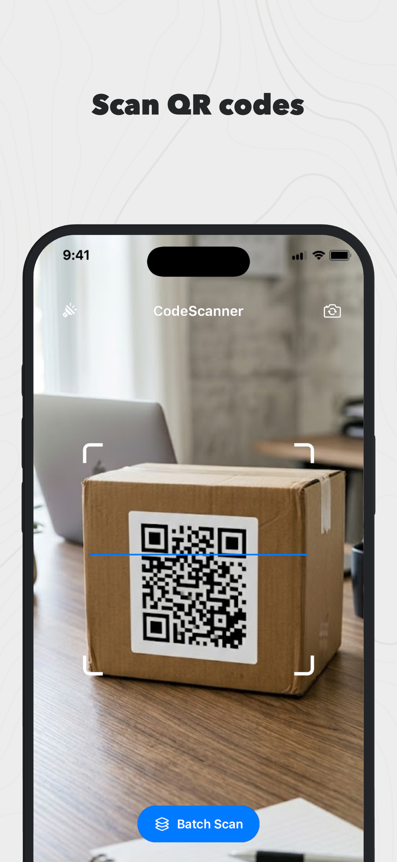 Scan QR codes